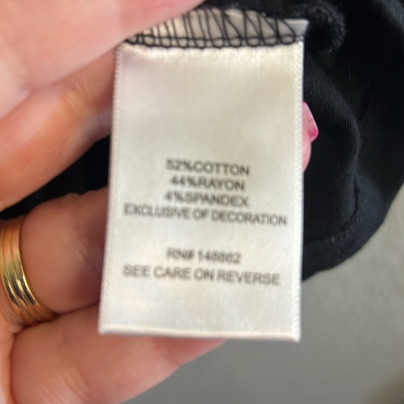 Torrid size 2 Embroidered Super Soft Slub Jersey “Happy” - Picture 5 of 6